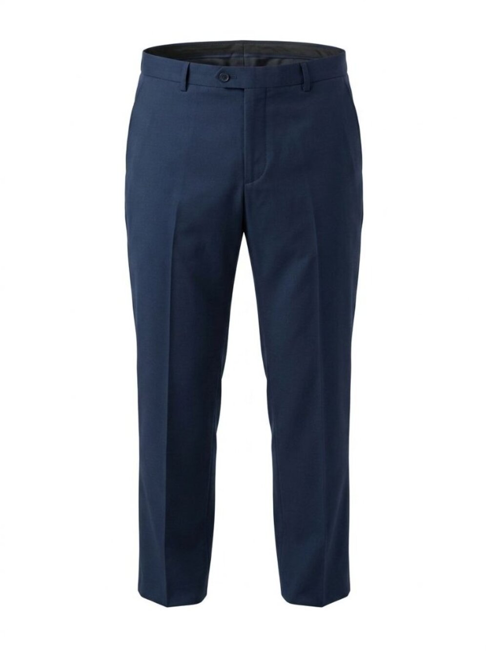 Tessori Italy Dress Pants Sz 45R Navy Blue Flat Front Classic Fit Straight Leg